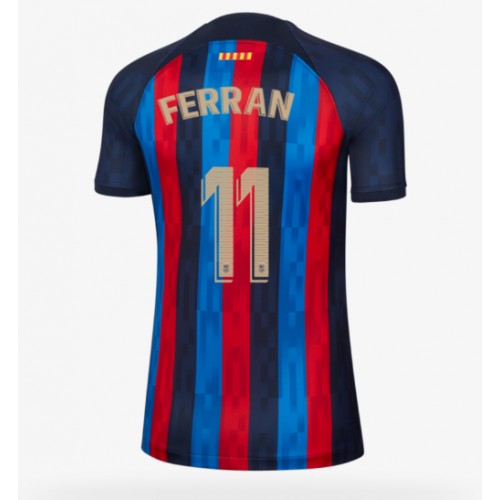 Fotbalové Dres Barcelona Ferran Torres #11 Dámské Domácí 2022-23 Krátký Rukáv